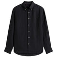 Tommy Hilfiger Pigment Dyed Solid Overhemd Zwart