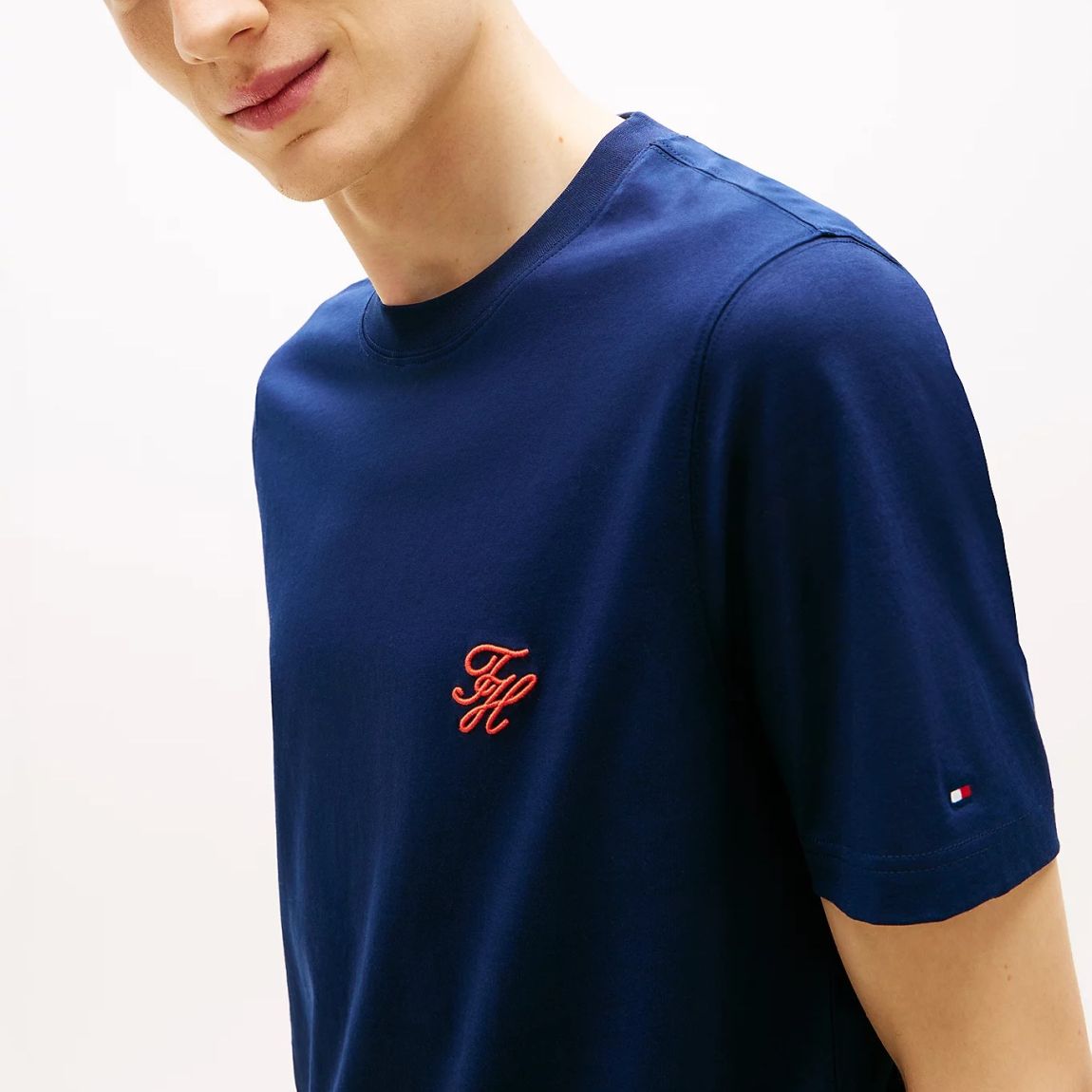 Tommy Hilfiger Script Monogram T-shirt Navy