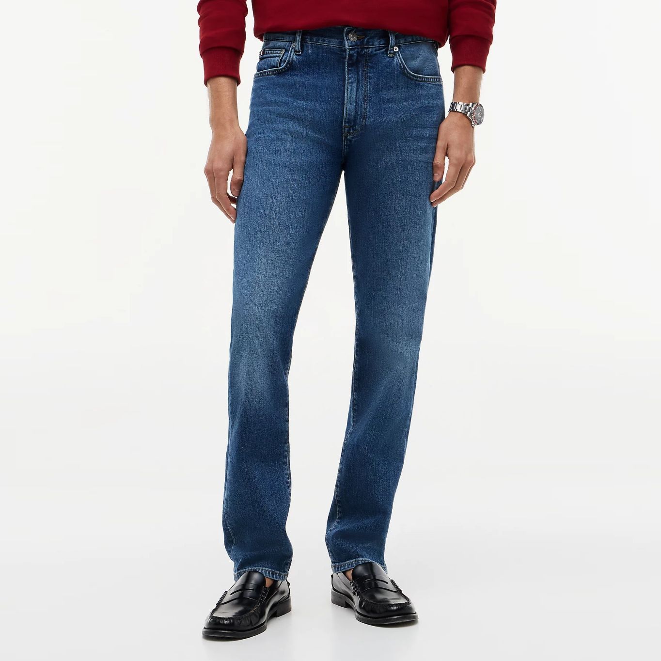 Tommy Hilfiger Slim Straight Denton Jeans Blauw