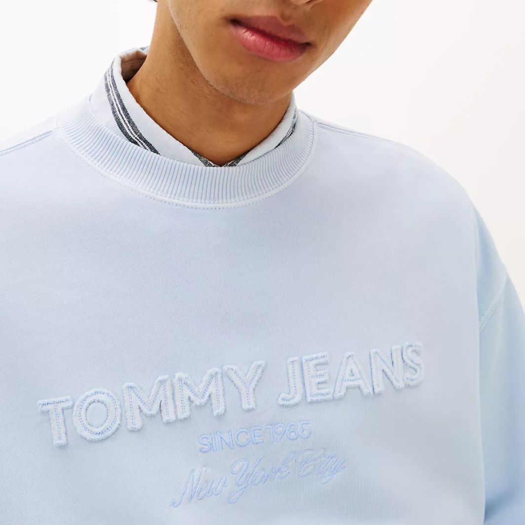 Tommy Jeans 90s New Classics Sweater Licht Blauw