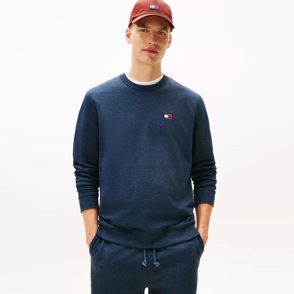 Tommy Jeans Badge Sweater Navy