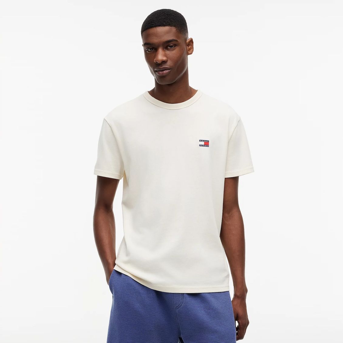 Tommy Jeans Badge T-shirt Off White