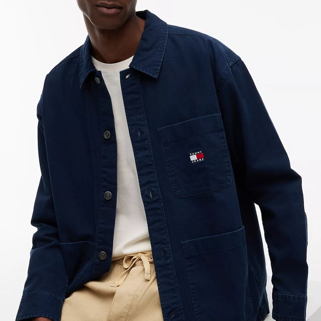 Tommy Jeans Essential Overshirt Navy