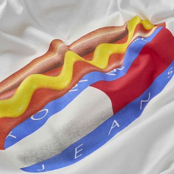 Tommy Jeans Fun Novelty T-shirt Wit