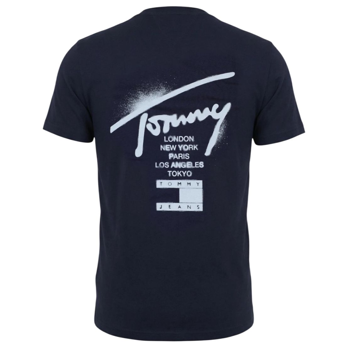Tommy Jeans Regular City Sign T-shirt Navy
