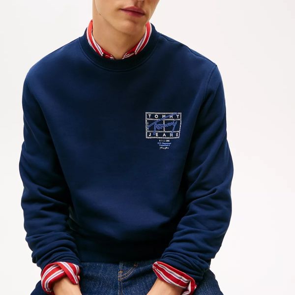 Tommy Jeans Regular Entry DNA Sweater Navy