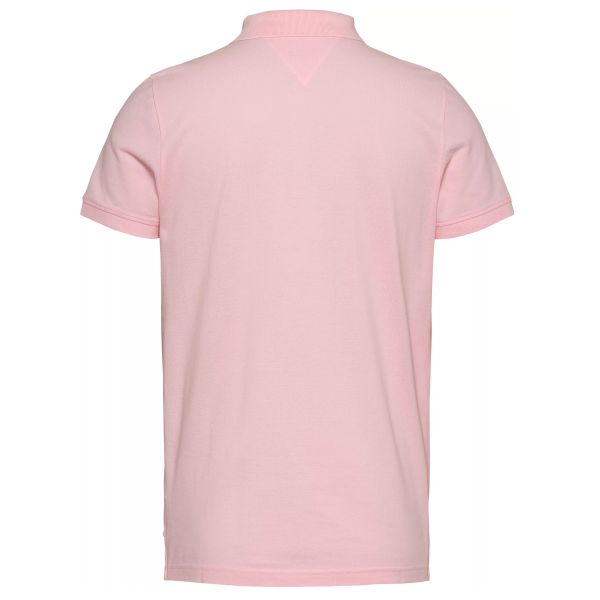 Tommy Jeans Slim Placket Polo Roze