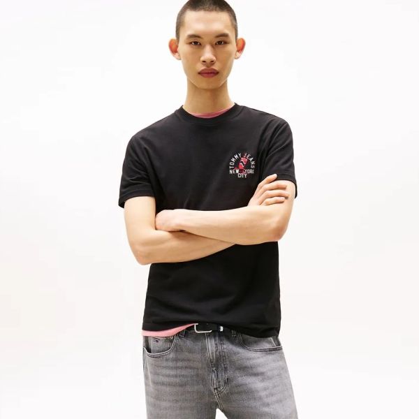 Tommy Jeans Small Motif T-shirt Zwart