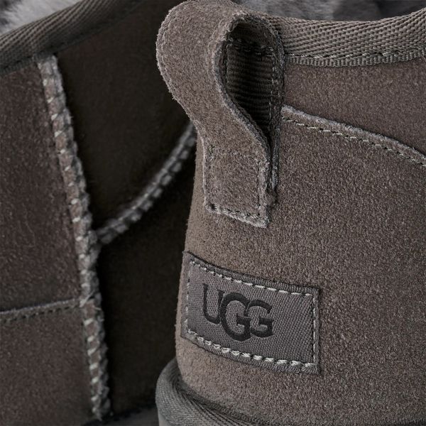 UGG Classic Ultra Mini Laars Antraciet