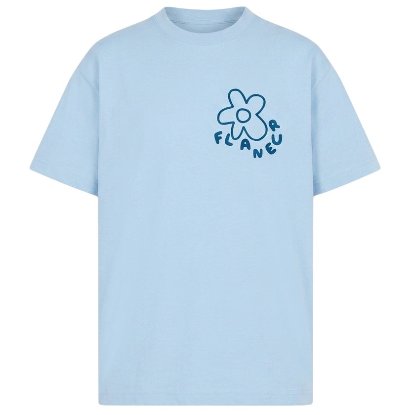 Flâneur Blossom T-shirt Licht Blauw