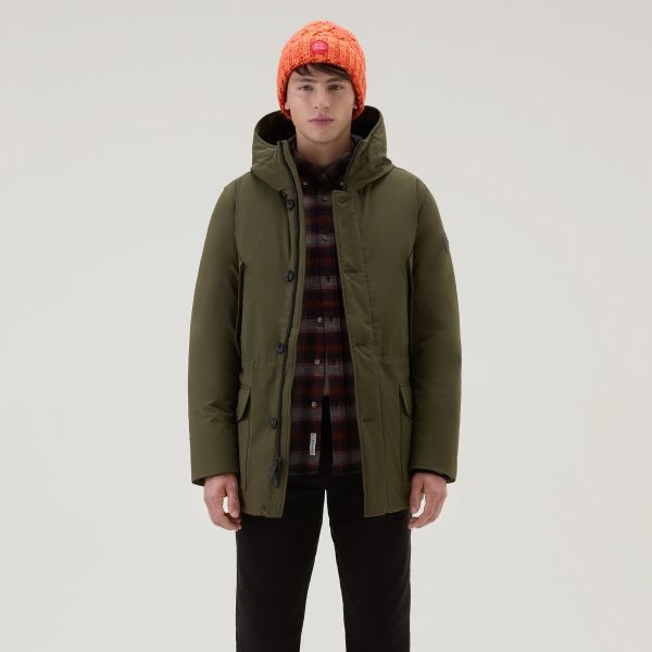 Woolrich Arctic Stretch Down Parka Donker Groen