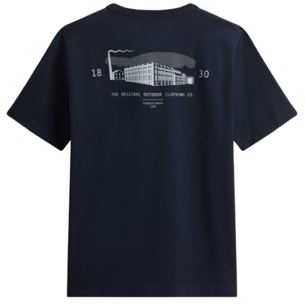 Woolrich Cotton Logo Pocket T-shirt Navy