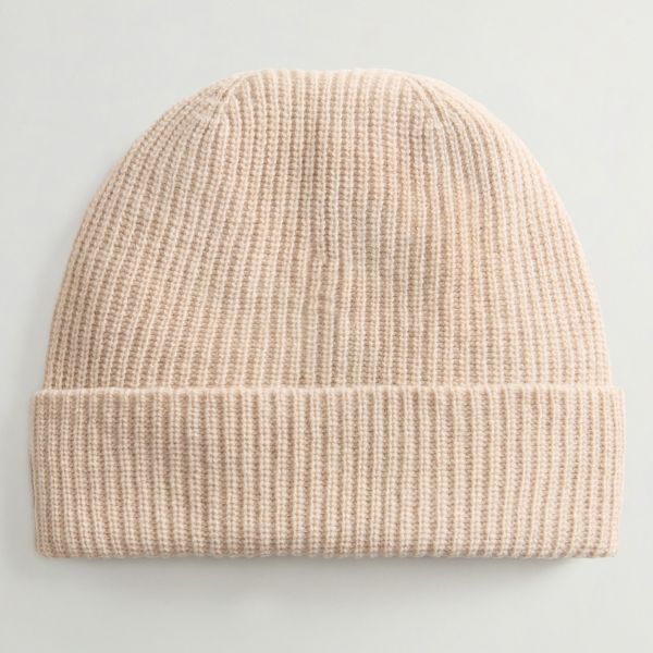 Woolrich Knitted Ribbed Muts Off White