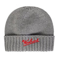 Woolrich Merino Wool Logo Muts Grijs