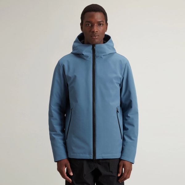 Woolrich Pacific Soft Shell Jack Blauw