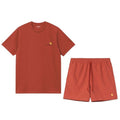 Carhartt WIP Chase Sommer-Set Rot